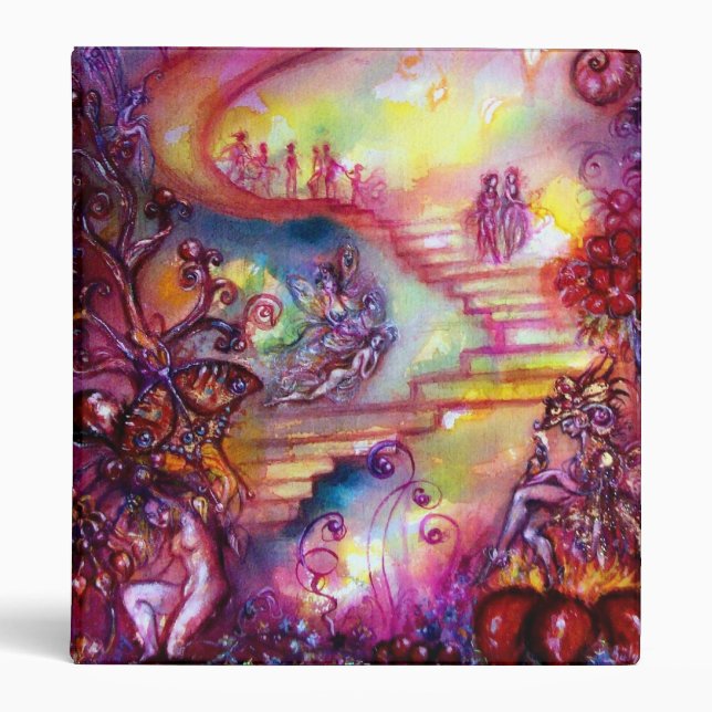 GARDEN OF THE LOST SHADOWS -MYSTIC STAIRS 3 RING BINDER (Front)