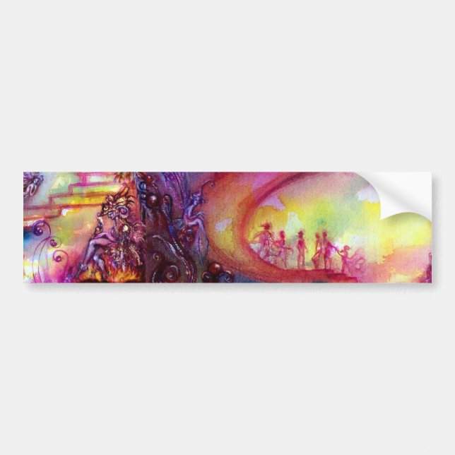 GARDEN OF THE LOST SHADOWS - MYSTIC STAIRS BUMPER STICKER (Front)