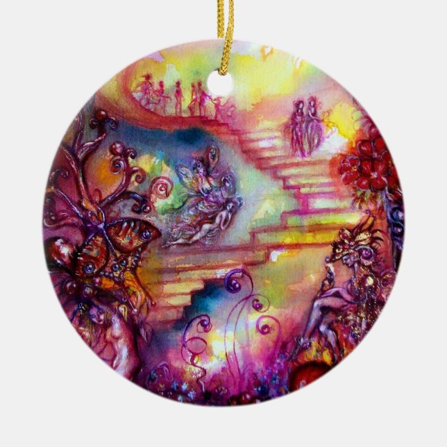 GARDEN OF THE LOST SHADOWS- MYSTIC STAIRS CERAMIC ORNAMENT (Front)