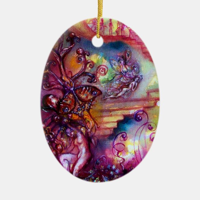 GARDEN OF THE LOST SHADOWS- MYSTIC STAIRS CERAMIC ORNAMENT (Front)