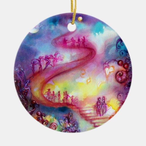 GARDEN OF THE LOST SHADOWS_ MYSTIC STAIRS CERAMIC ORNAMENT