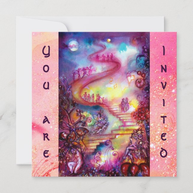 GARDEN OF THE LOST SHADOWS / MYSTIC STAIRS INVITATION (Front)