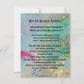 GARDEN OF THE LOST SHADOWS, MYSTIC STAIRS INVITATION (Back)