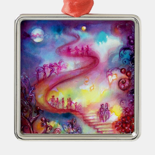 GARDEN OF THE LOST SHADOWS- MYSTIC STAIRS METAL ORNAMENT (Front)