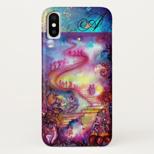GARDEN OF THE LOST SHADOWS MYSTIC STAIRS MONOGRAM iPhone X CASE