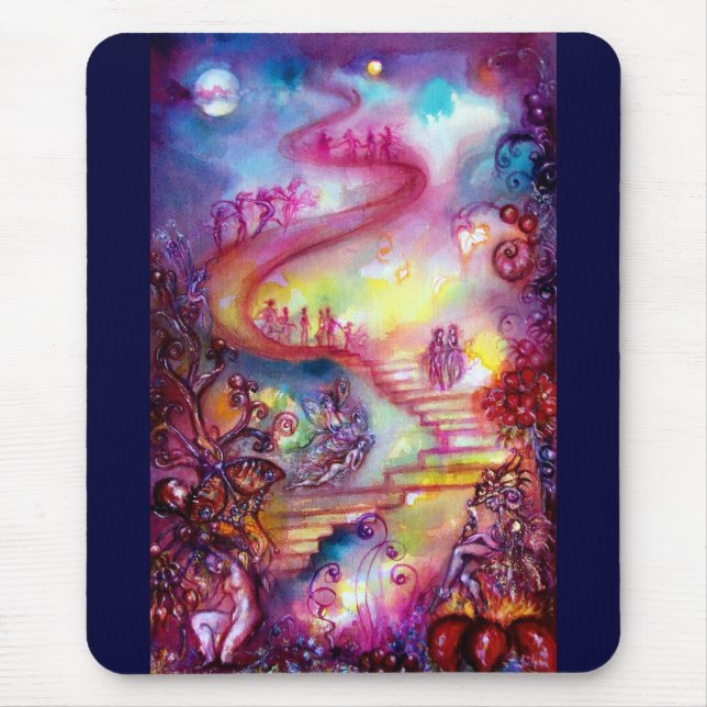 GARDEN OF THE LOST SHADOWS / MYSTIC STAIRS MOUSE PAD (Front)
