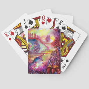 GARDEN OF THE LOST SHADOWS / MYSTIC STAIRS POKER CARDS