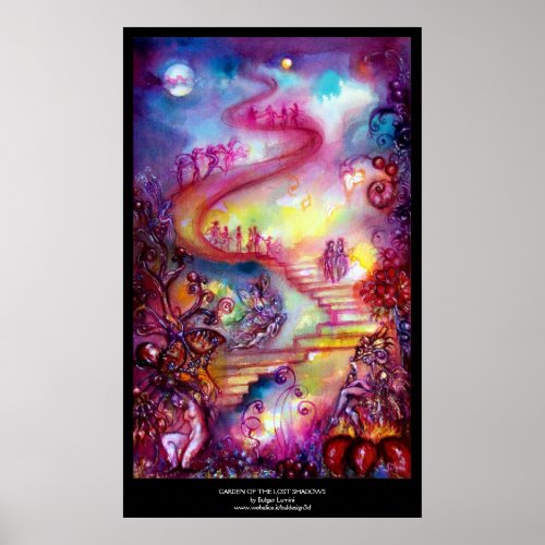 GARDEN OF THE LOST SHADOWS _MYSTIC STAIRS POSTER
