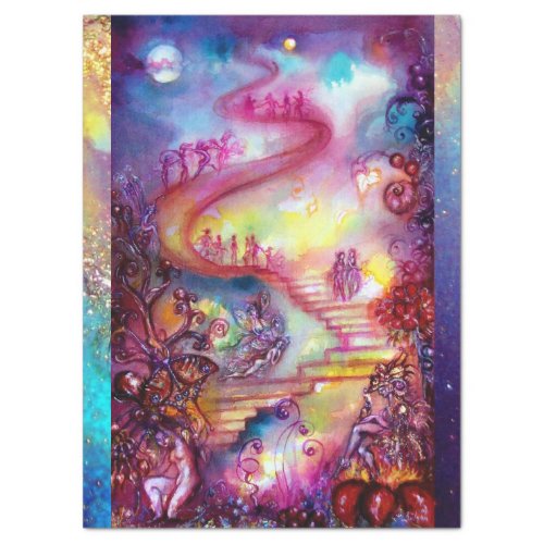 GARDEN OF THE LOST SHADOWS  MYSTIC STAIRS TISSUE PAPER