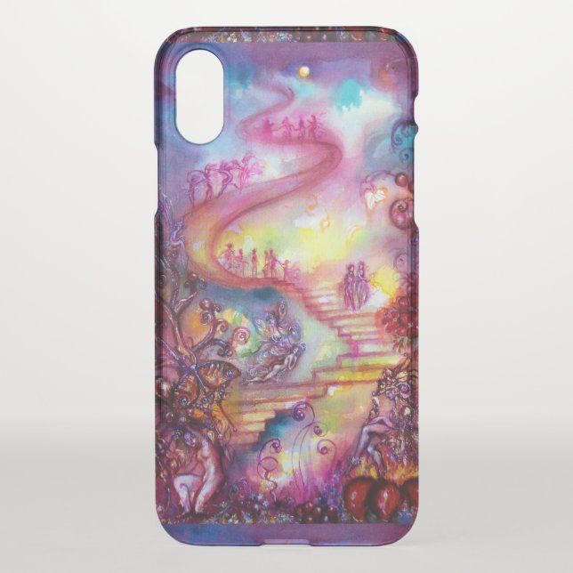 GARDEN OF THE LOST SHADOWS / MYSTIC STAIRS UNCOMMON iPhone CASE (Back)