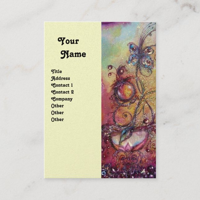 GARDEN OF THE LOST SHADOWS Pearl Paper Business Card (Front)
