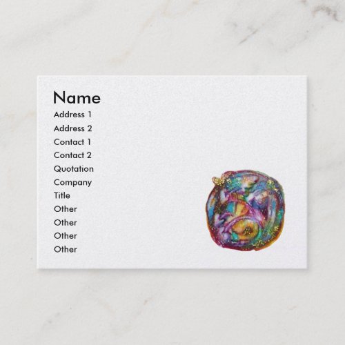 GARDEN OF THE LOST SHADOWS _pearl paper Business Card
