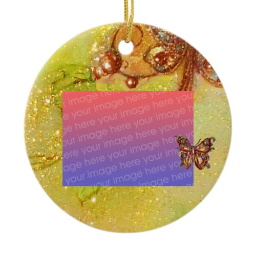 GARDEN OF THE LOST SHADOWS  Photo Template Ceramic Ornament