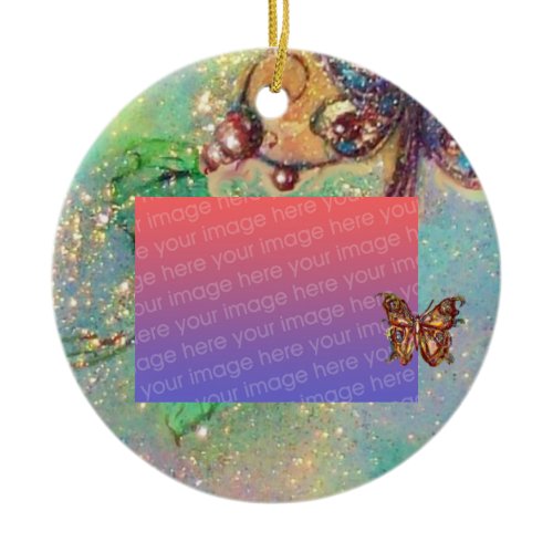 GARDEN OF THE LOST SHADOWS  Photo Template Ceramic Ornament