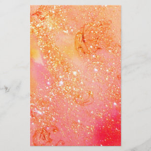 GARDEN OF THE LOST SHADOWS ,pink gold Stationery