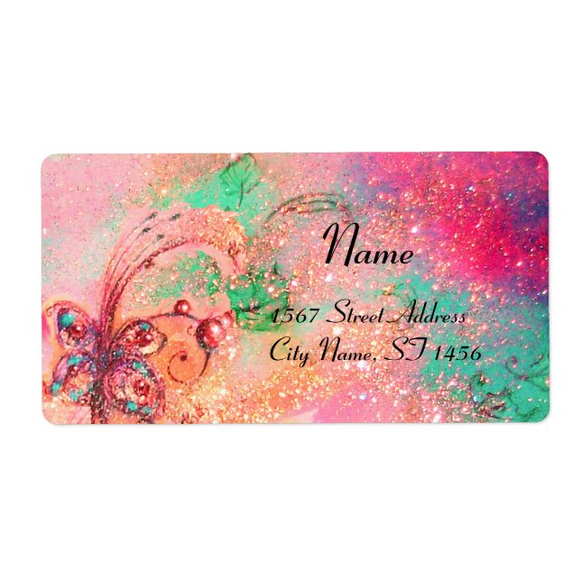 GARDEN OF THE LOST SHADOWS , pink green Label (Front)