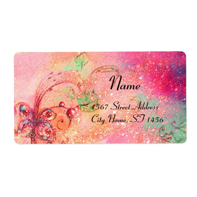 GARDEN OF THE LOST SHADOWS , pink green Label (Front)