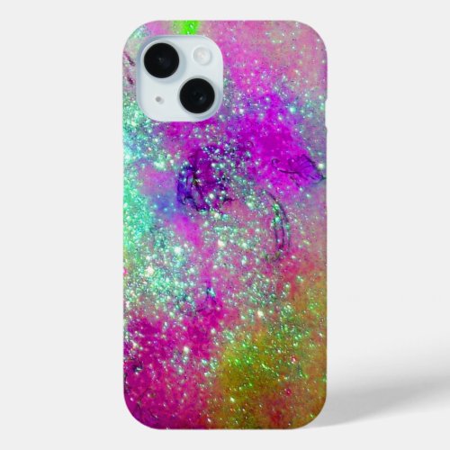 GARDEN OF THE LOST SHADOWS _pink purple violet iPhone 15 Case