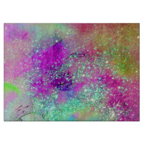 GARDEN OF THE LOST SHADOWS _Pink Purple Violet Cutting Board