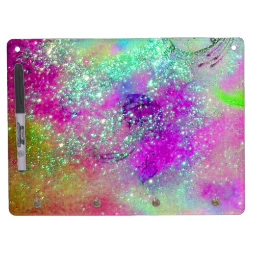 GARDEN OF THE LOST SHADOWS _pink purple violet Dry Erase Board With Keychain Holder