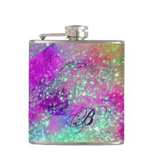 GARDEN OF THE LOST SHADOWS -pink purple violet Flask