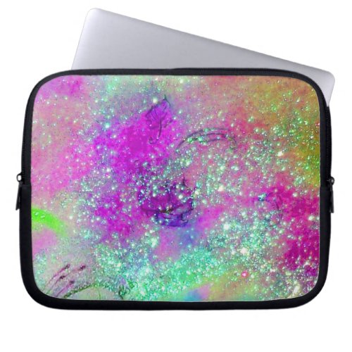 GARDEN OF THE LOST SHADOWS pink purple violet Laptop Sleeve