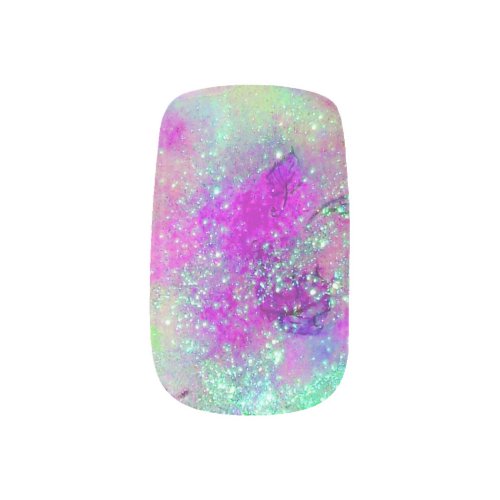 GARDEN OF THE LOST SHADOWS _pink purple violet Minx Nail Art