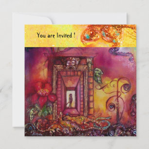 GARDEN OF THE LOST SHADOWS -SNAKES AND IGUANAS INVITATION