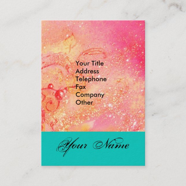 GARDEN OF THE LOST SHADOWS STAR DUST MONOGRAM 1 BUSINESS CARD (Front)