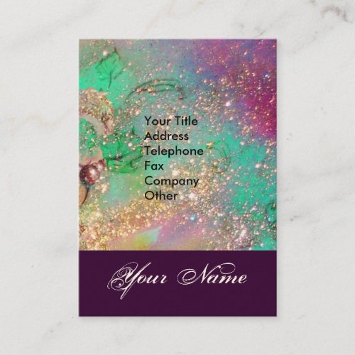 GARDEN OF THE LOST SHADOWS STAR DUST MONOGRAM 1 BUSINESS CARD