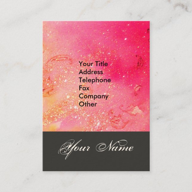 GARDEN OF THE LOST SHADOWS STAR DUST MONOGRAM 1 BUSINESS CARD (Front)