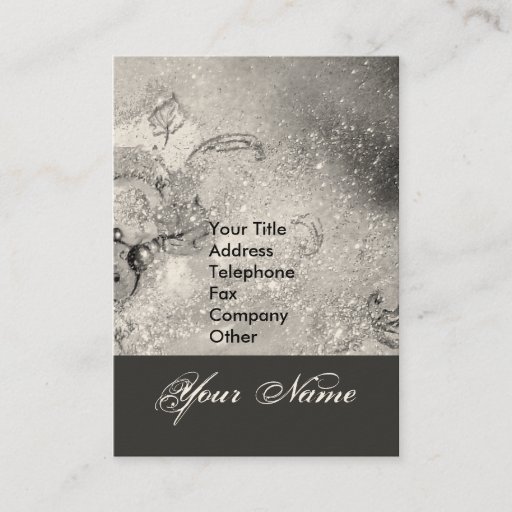 Customizable GARDEN OF THE LOST SHADOWS STAR DUST MONOGRAM 1 BUSINESS CARDS
