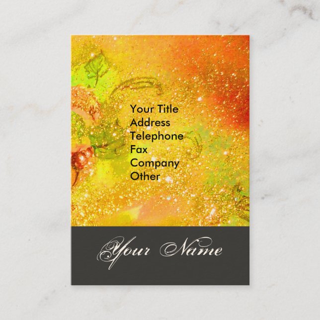 GARDEN OF THE LOST SHADOWS STAR DUST MONOGRAM 1 BUSINESS CARD (Front)