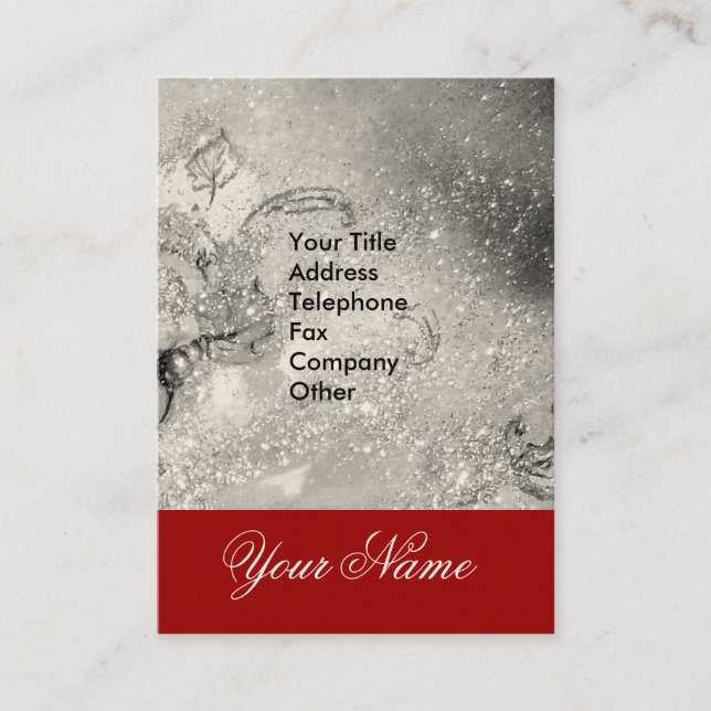 GARDEN OF THE LOST SHADOWS -STAR DUST MONOGRAM 2 BUSINESS CARD (Front)