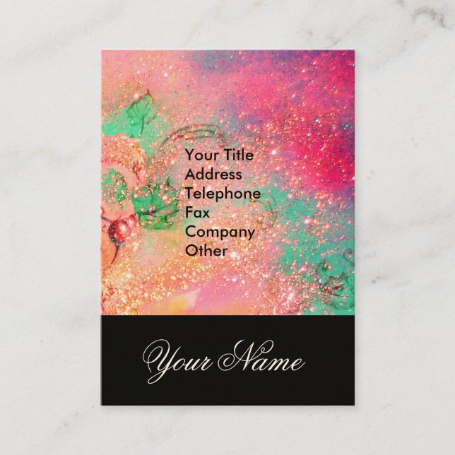 GARDEN OF THE LOST SHADOWS -STAR DUST MONOGRAM 2 BUSINESS CARD (Front)