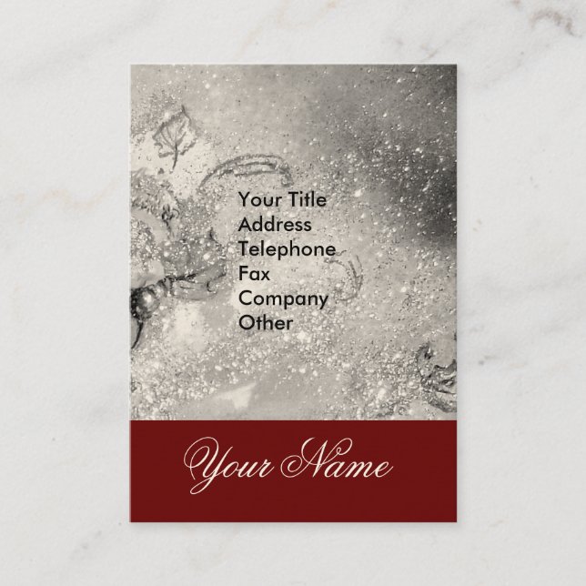 GARDEN OF THE LOST SHADOWS -STAR DUST MONOGRAM 2 BUSINESS CARD (Front)