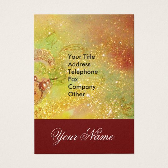 GARDEN OF THE LOST SHADOWS -STAR DUST MONOGRAM 2 BUSINESS CARD