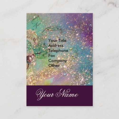 GARDEN OF THE LOST SHADOWS _STAR DUST MONOGRAM 2 BUSINESS CARD