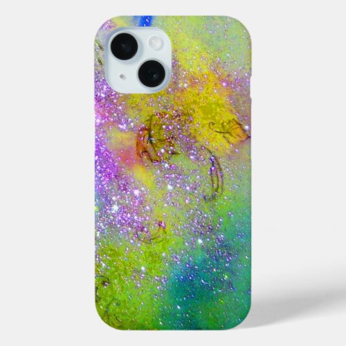 GARDEN OF THE LOST SHADOWS _ violetyellowgreen iPhone 15 Case