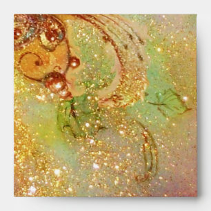 GARDEN OF THE LOST SHADOWS yellow brown green Envelope