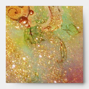 GARDEN OF THE LOST SHADOWS yellow brown red green Envelope