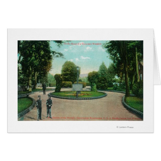 Garden of the Presidio View Cards (Front Horizontal)