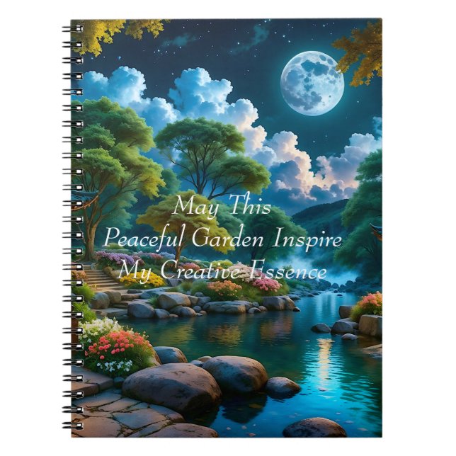 Garden of the Quiet Night Notebook (2) (Front)