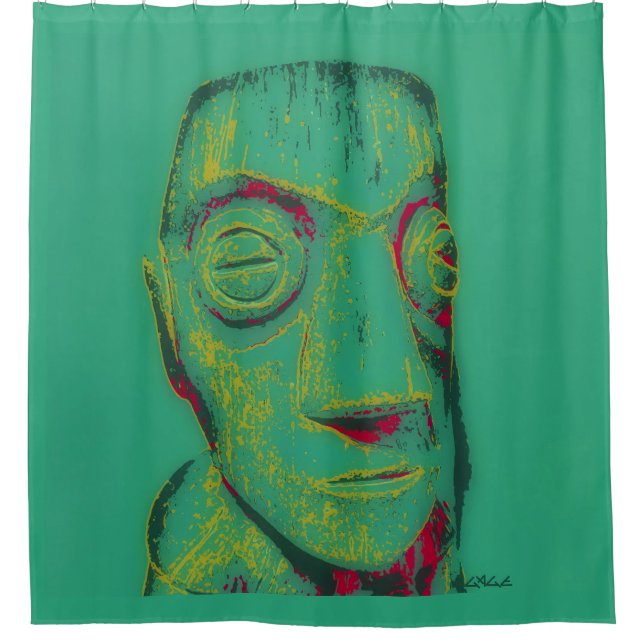 Garden of the Sleeping Giant Shower Curtain (Front)