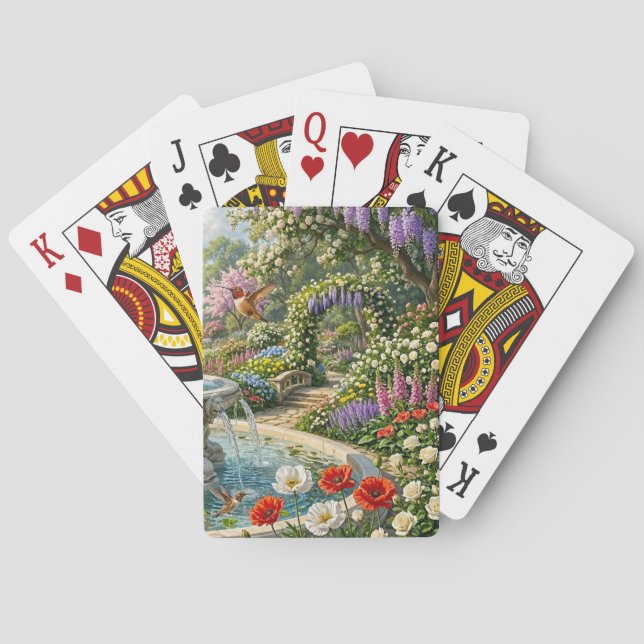 Garden of Undying Memories Playing Cards (3) (Back)