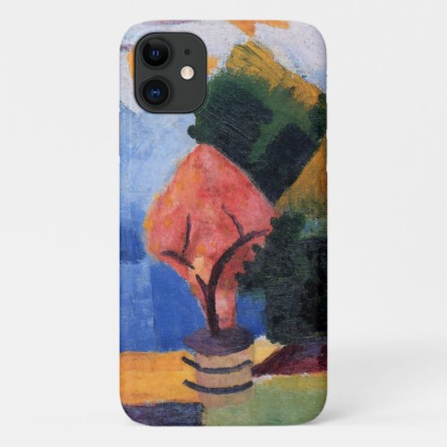 Garden on Lake Thun by August Macke Vintage Art iPhone 11 Case