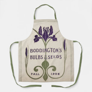 Garden or Kitchen Apron Vintage Seed Catalog Art