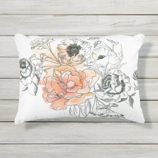 Garden outdoor throw pillow