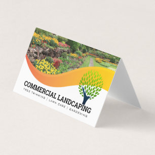 Garden Outdoors Gardening Landscaping Business Card