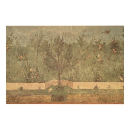 Garden Paintings from the  Villa of Livia Wood Wall Art